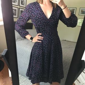 Rebecca Taylor LS Floral Dress